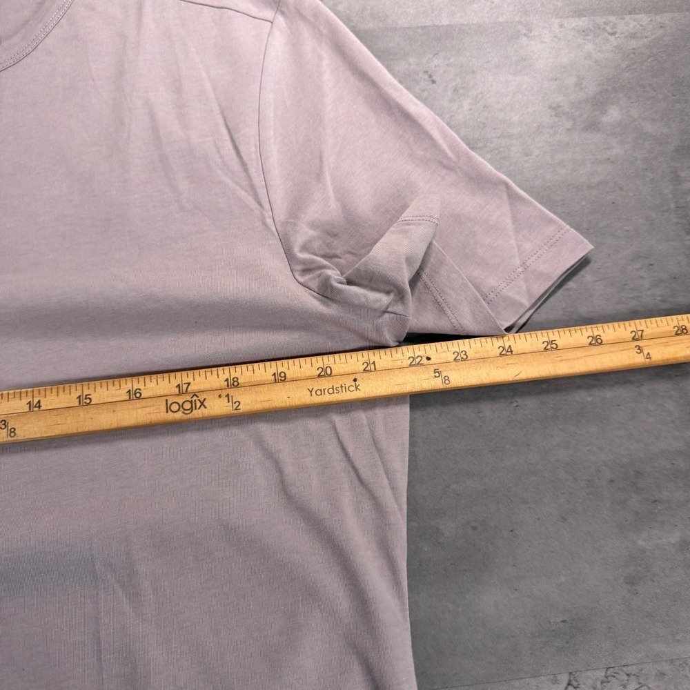 On Cloud Graphic T Shirt Mens XL Zinc Taupe Grey Organic Cotton Logo Swiss Tee - Picture 7 of 11